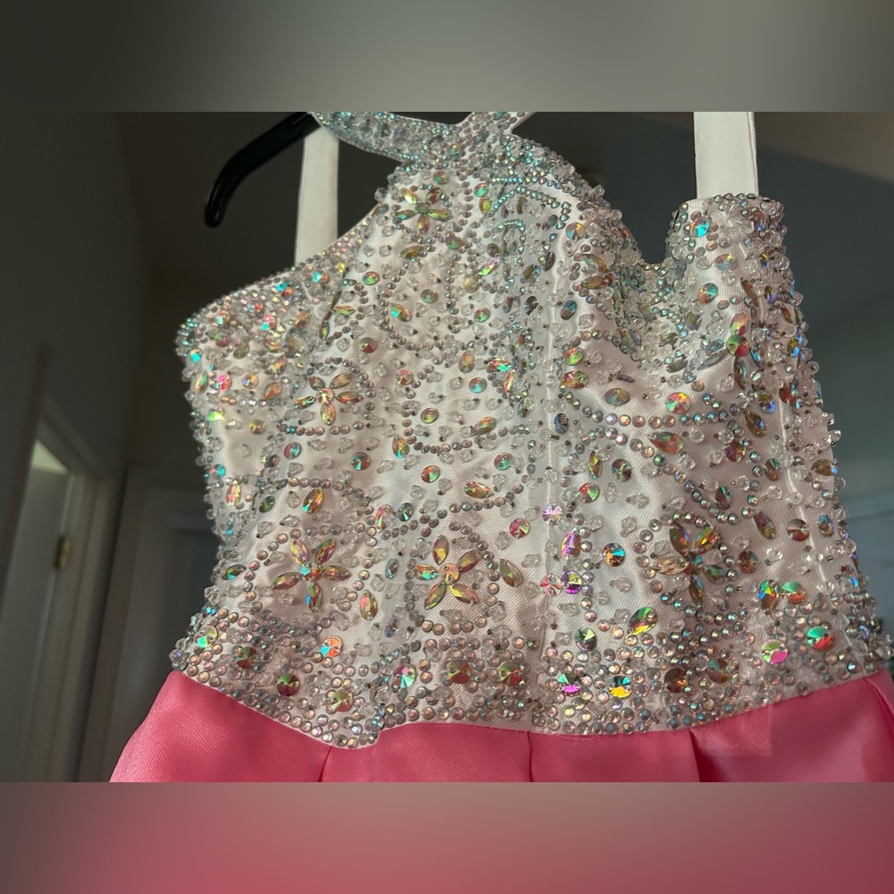 Tiffany side 8 pageant gown